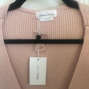 Lovers & Friends BNWT Blush cardigan